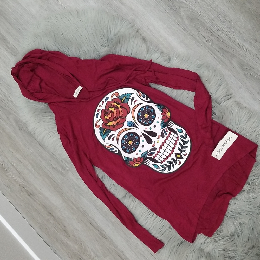Occasion hooded shirt